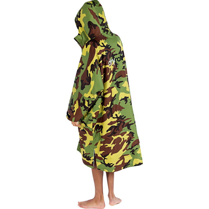 2024 Dryrobe Advance Langrmelige Wechselkleidung Robe V3 DALSV3 - Camo Grey